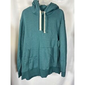 Newport Boyfriend Hoodie XXL Astro Teal Blue Green Pullover Sweatshirt SC1434